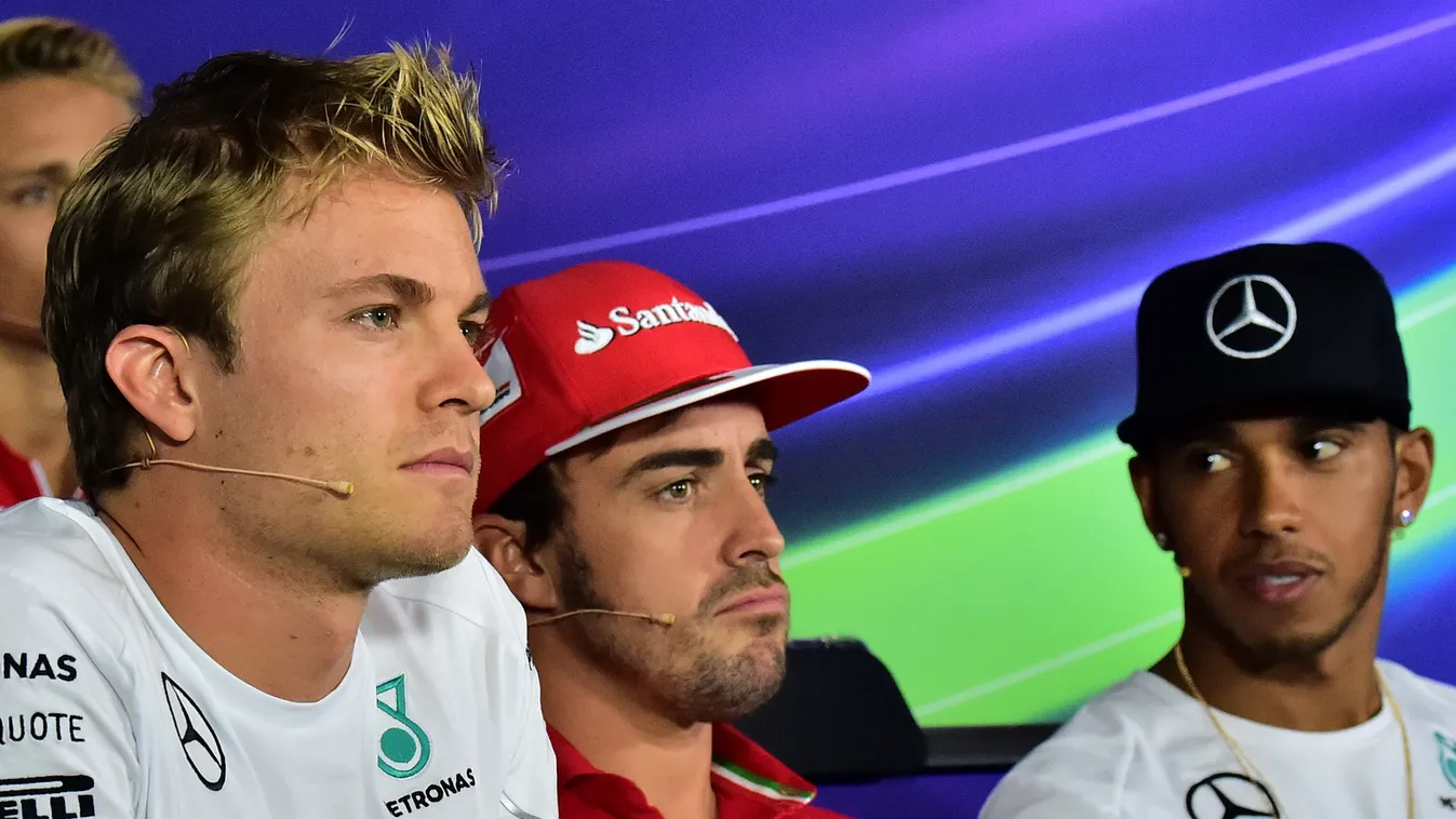 Forma-1, Nico Rosberg, Fernando Alonso, Lewis Hamilton 