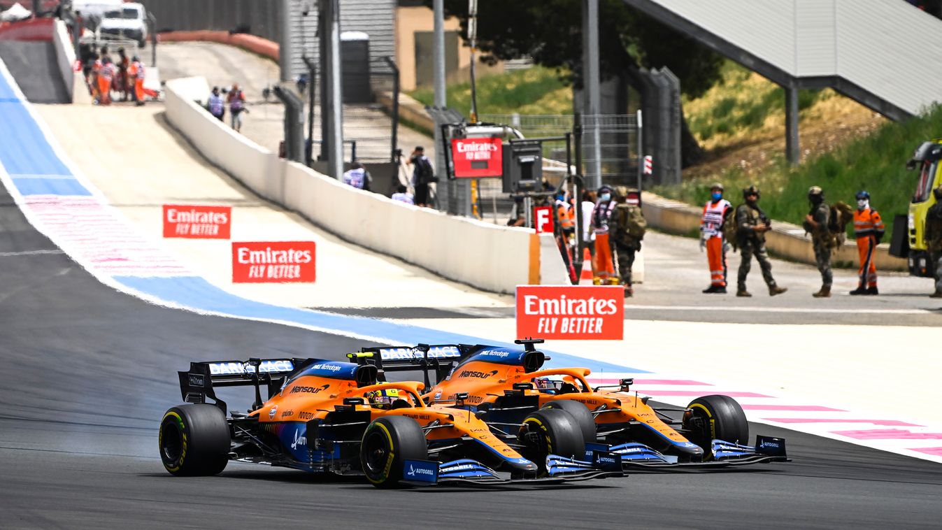 Forma-1, Francia Nagydíj, Daniel Ricciardo, Lando Norris, McLaren 