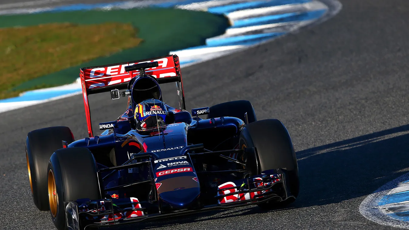 Forma-1, Carlos Sainz, Toro Rosso, teszt, Jerez 