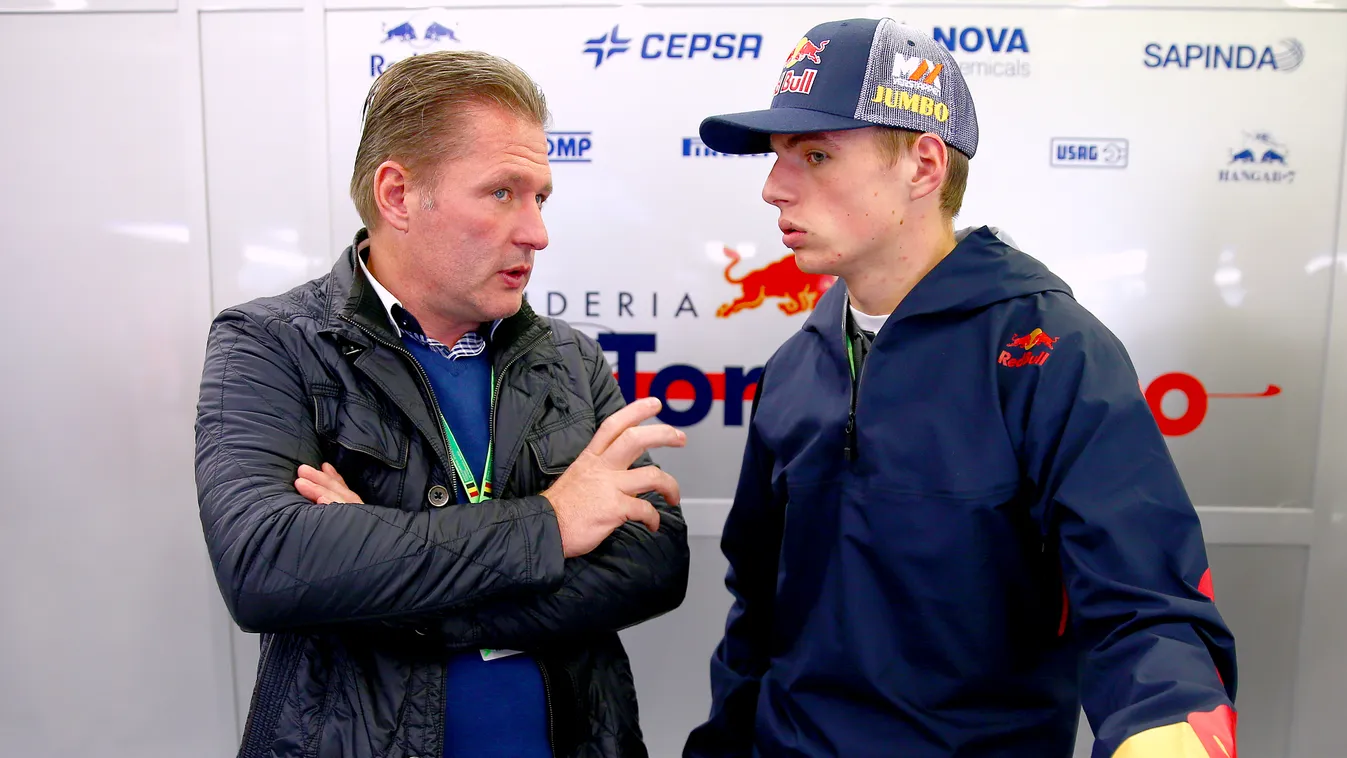 Jos és Max Verstappen 