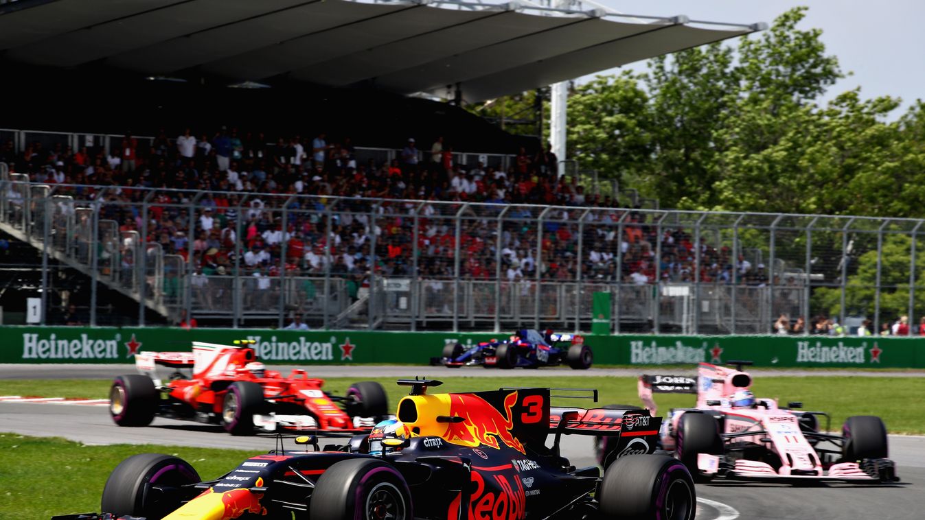 Forma-1, Daniel Ricciardo, Red Bull Racing, Sergio Pérez, Force India, Kanadai Nagydíj 