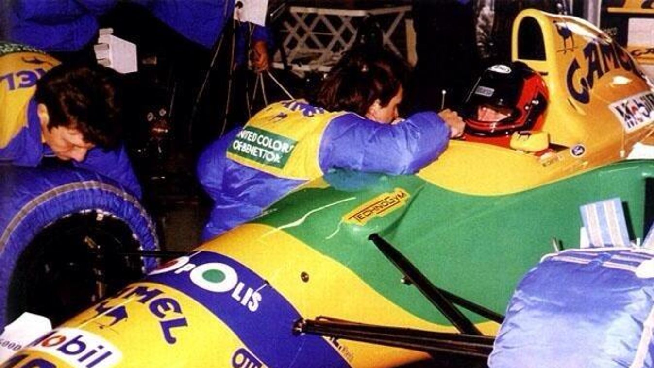 Forma-1, Perry McCarthy, Benetton, teszt, Silverstone, 1992 