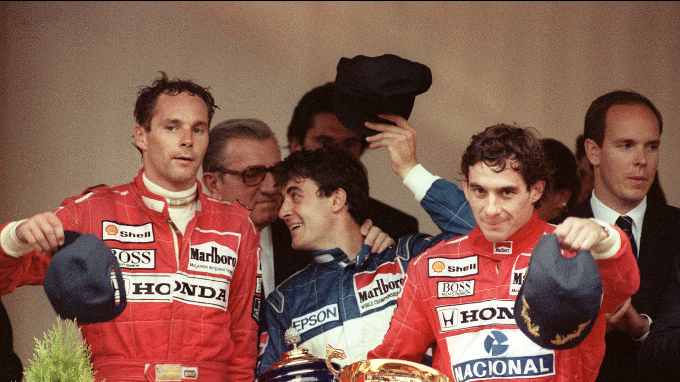 Forma-1, Gerhard Berger, Jean Alesi, Ayrton Senna, 1990, Monacói Nagydíj 