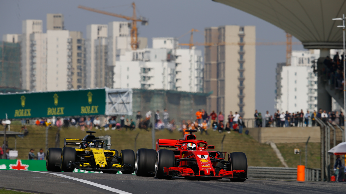 Forma-1, Kínai Nagydíj, Sebastian Vettel, Ferrari, Renault 