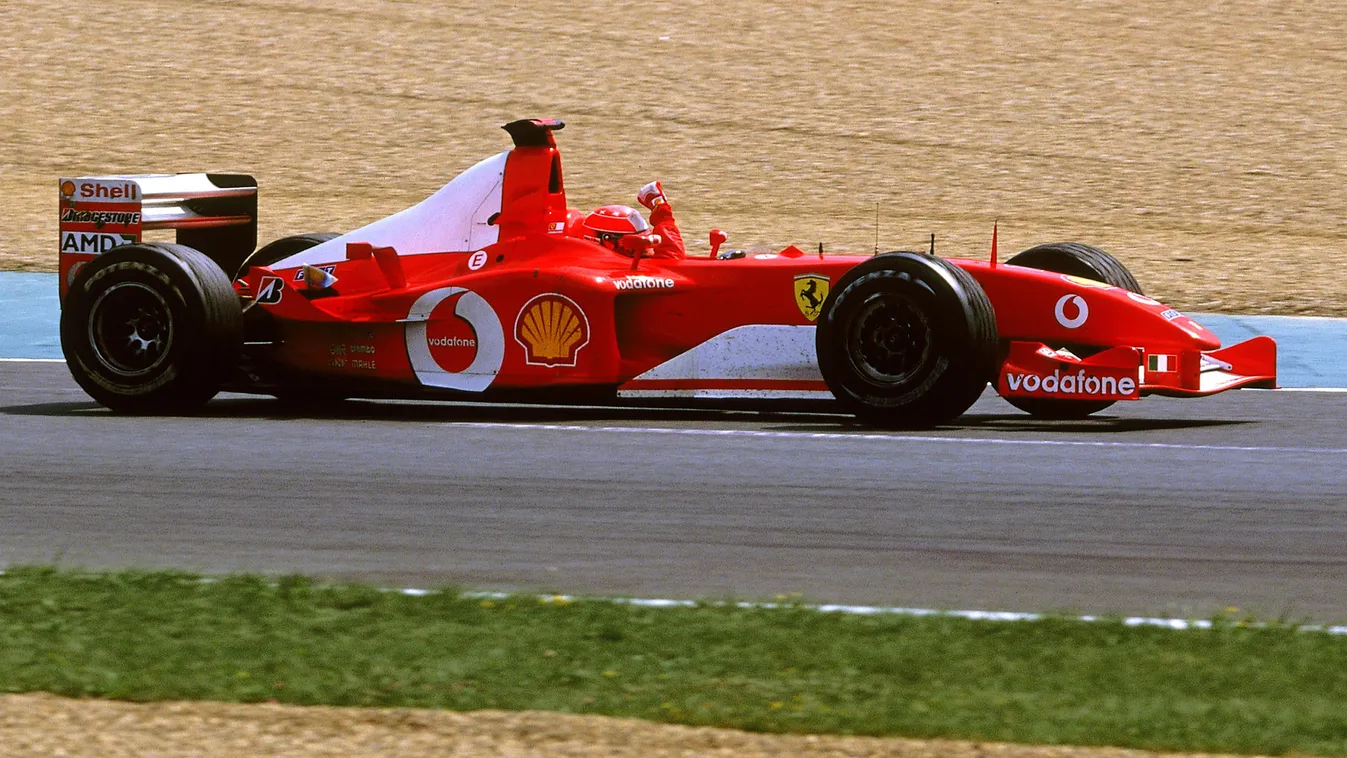 Forma-1, Michael Schumacher, Scuderia Ferrari, Ferrari F2002, Francia Nagydíj 2002 