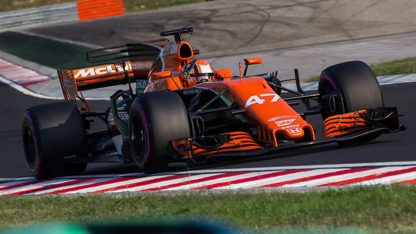 Forma-1, Lando Norris, McLaren, Hungaroring, teszt 