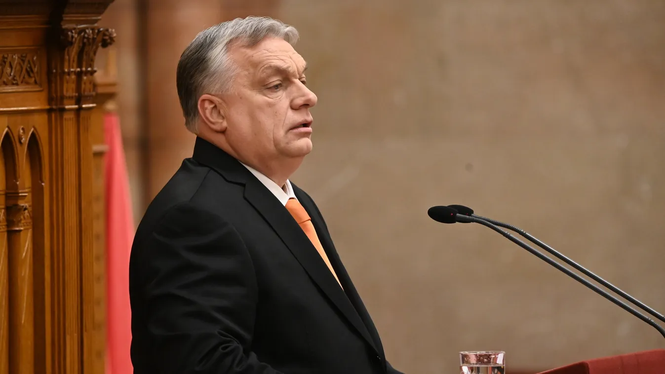 Országgyűlés, plenáris ülés, Országház, felszólalás, Orbán Viktor, OrbánViktor, 2024.02.26.