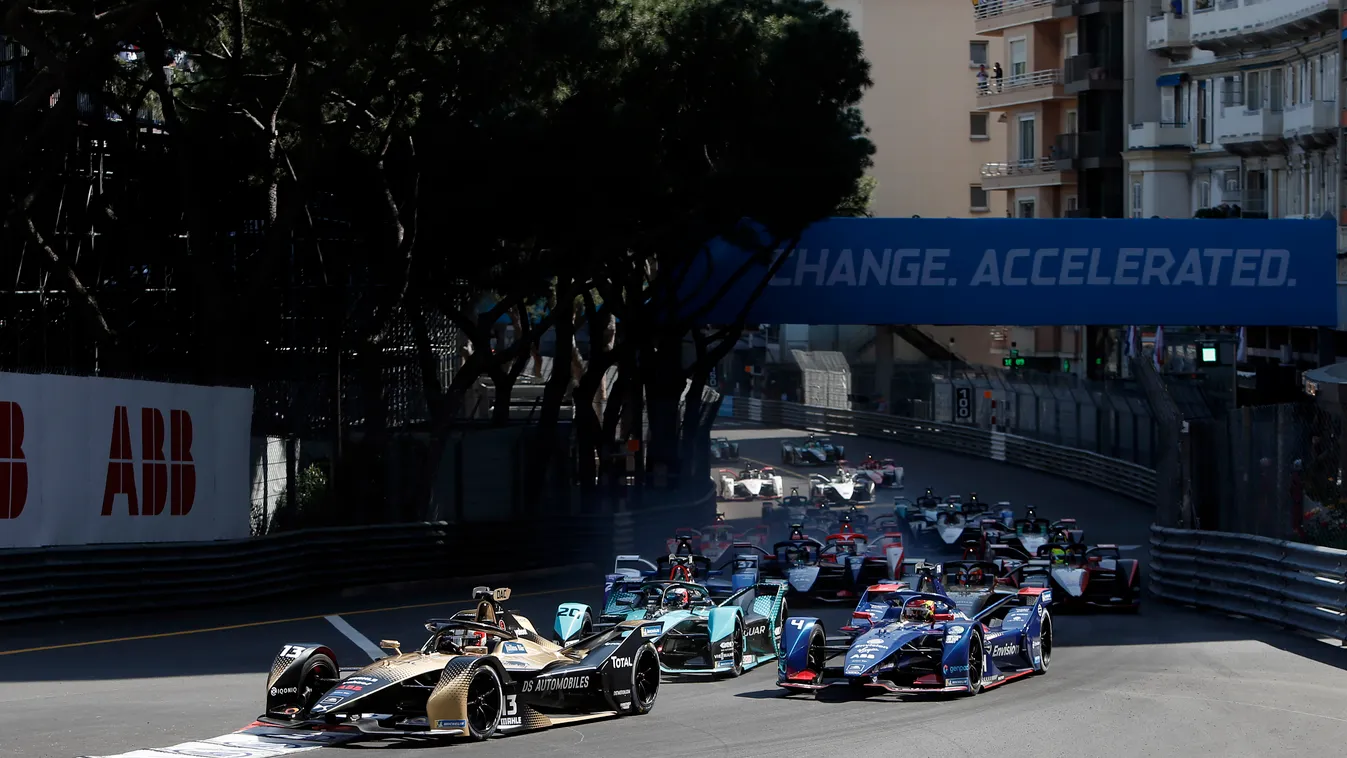 Formula E, Monaco, Antonio Félix da Costa, DS, Mitch Evans, Jaguar, Robin Frijns 