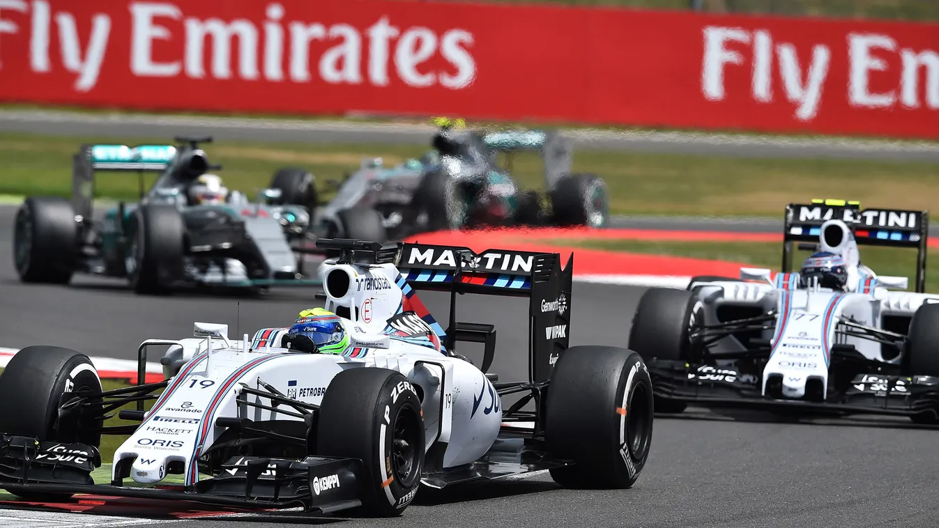 Forma-1, Felipe Massa, Valtteri Bottas, Lewis Hamilton, Nico Rosberg, Williams, Mercedes, Brit Nagydíj 