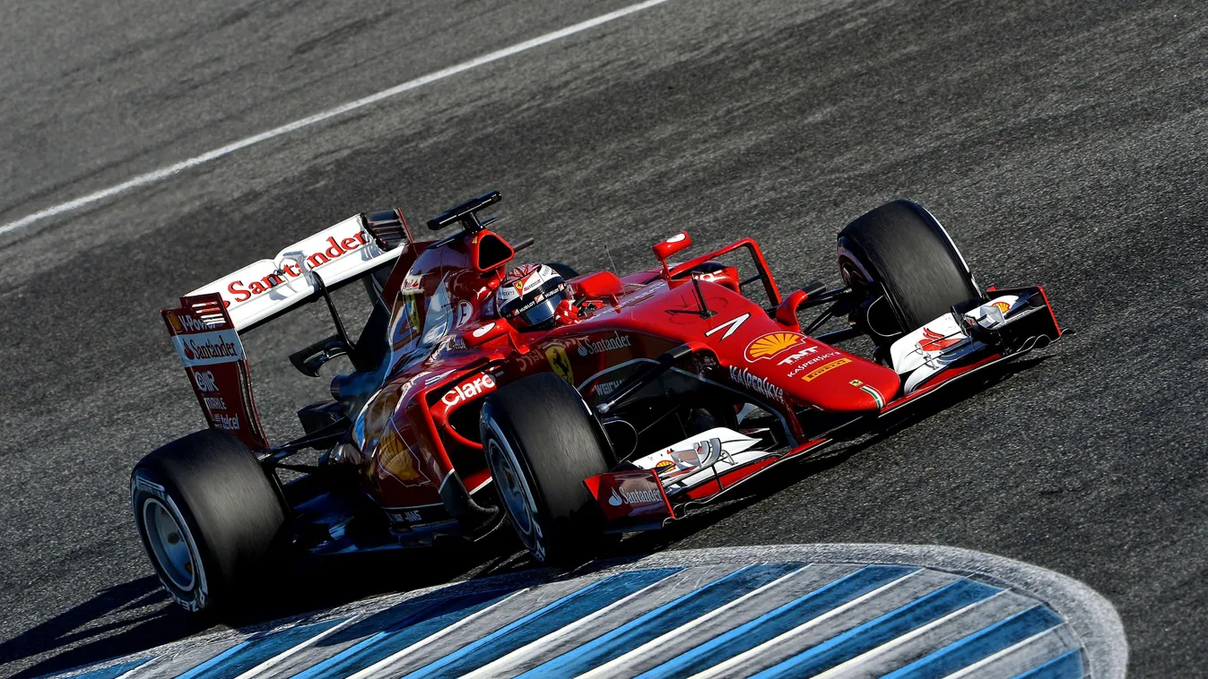Forma-1, Kimi Räikkönen, Ferrari, Jerez, teszt 