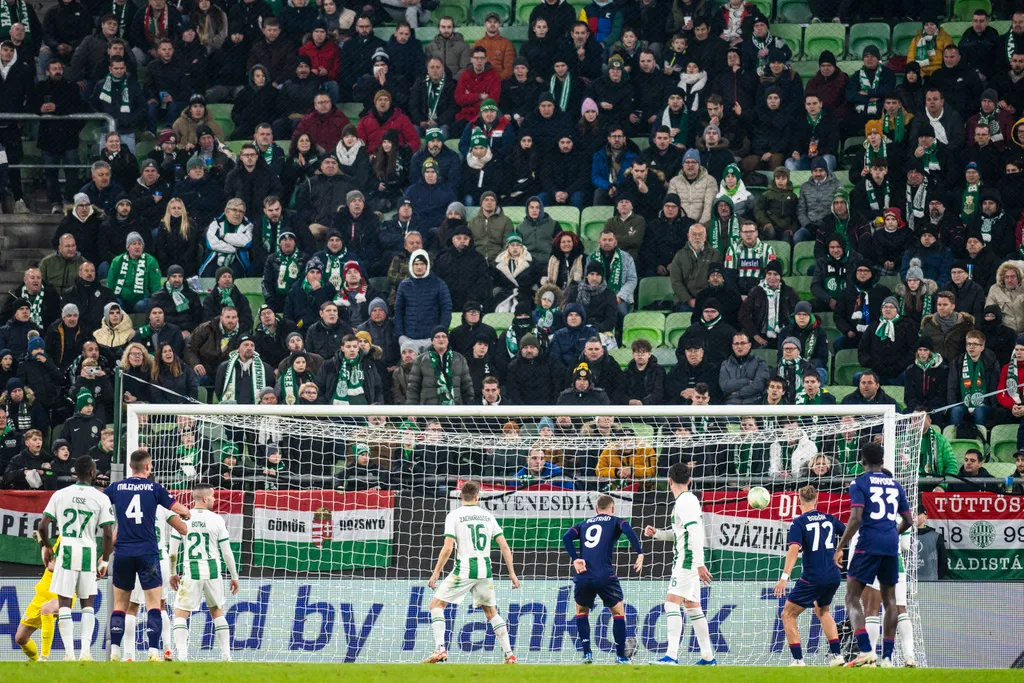 Ferencvárosi TC - ACF Fiorentina, FTC, Fradi, Ferencváros, Európa Konferencia Liga, csoportkör, 6. forduló, Groupama Aréna, Budapest, 2023.12.14. 