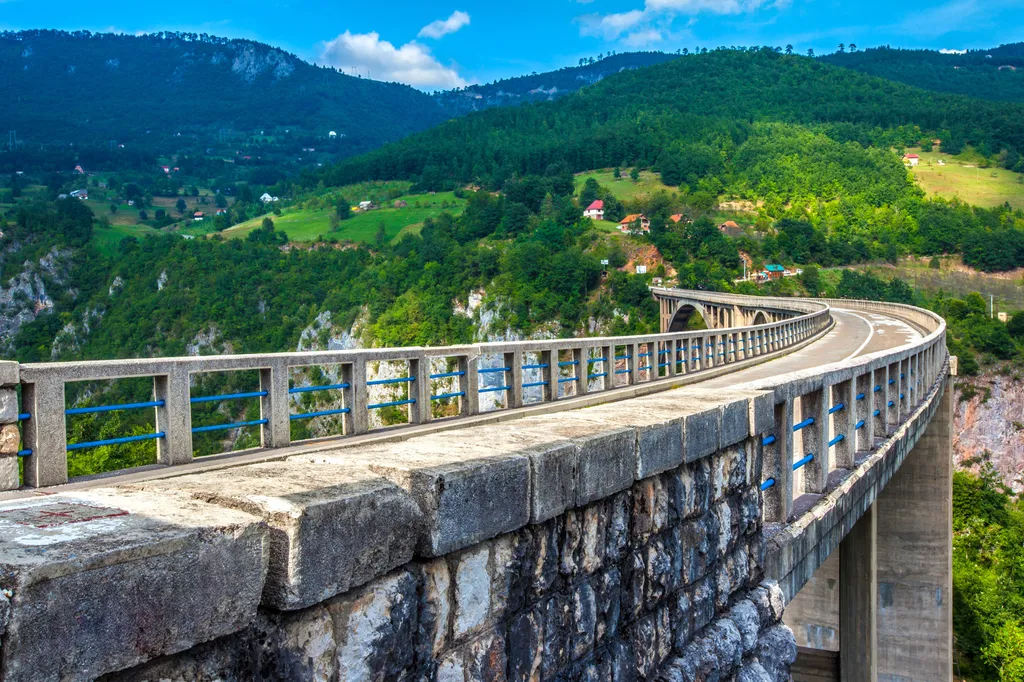 Tara-híd, Tara, híd, folyó, Montenegro 