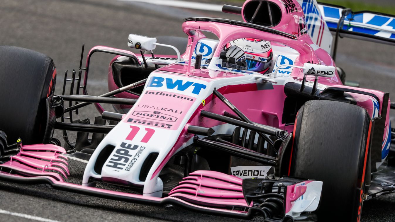 A Forma-1-es Belga Nagydíj pénteki napja, Sergio Pérez, Force India 