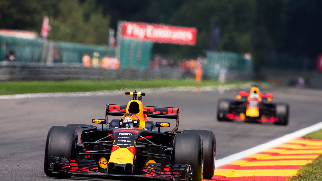 Forma-1, Max Verstappen, Daniel Ricciardo, Red Bull Racing, Belga Nagydíj 