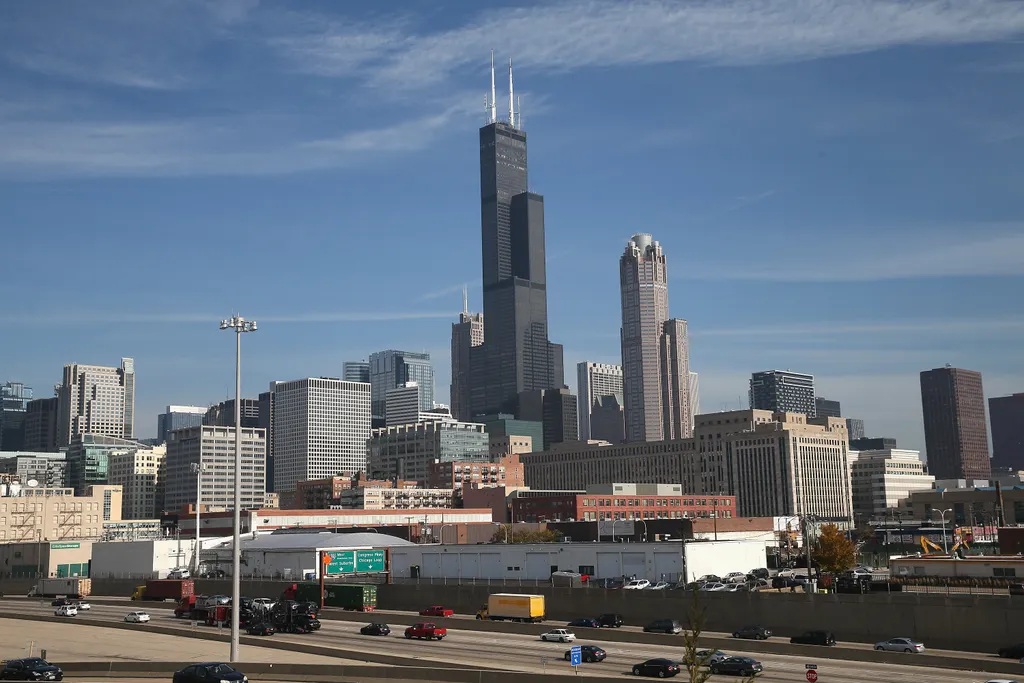 Egykor a világ legmagasabb felhőkarcolója volt, mára csak Chicago egén nincs riválisa, galéria, 2024 