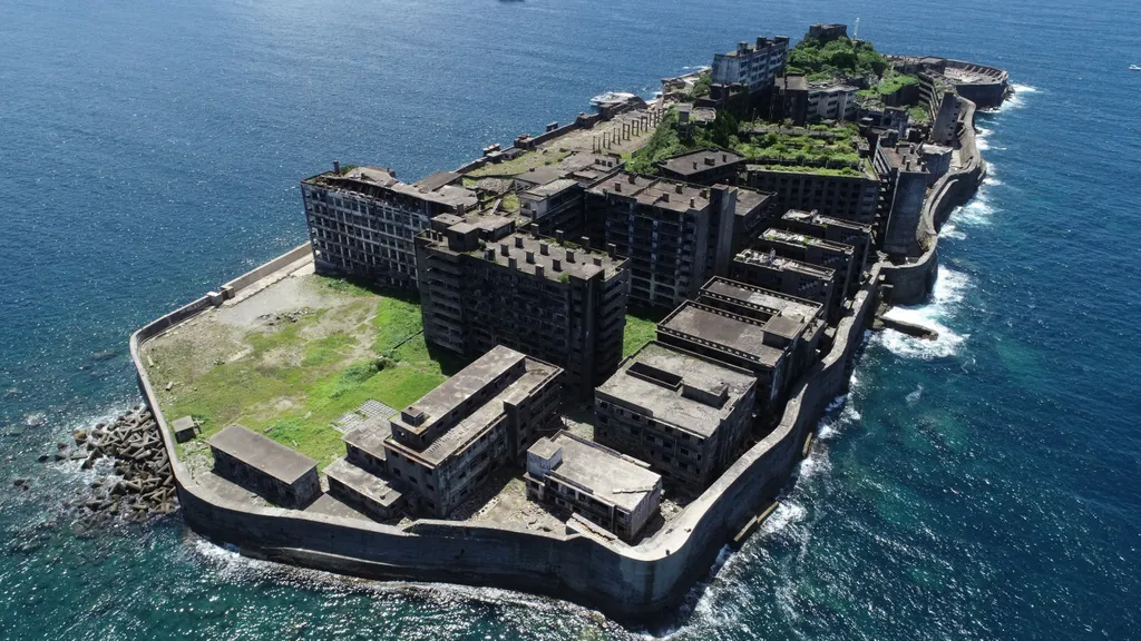 Így néz ki Hasima: Japán csatahajó alakú szigete, Hasimasziget
