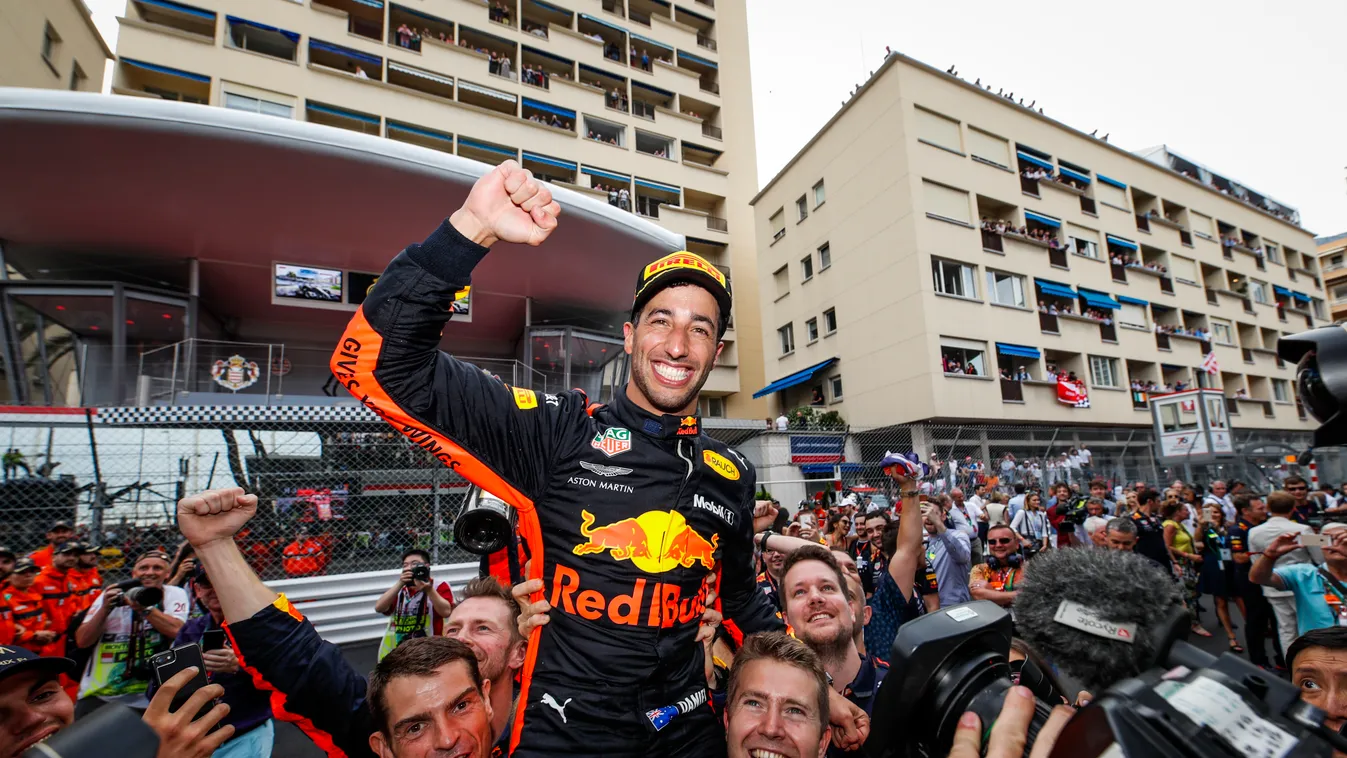 Forma-1, Monacói Nagydíj vasárnapi napja, Daniel Ricciardo, Red Bull Racing 