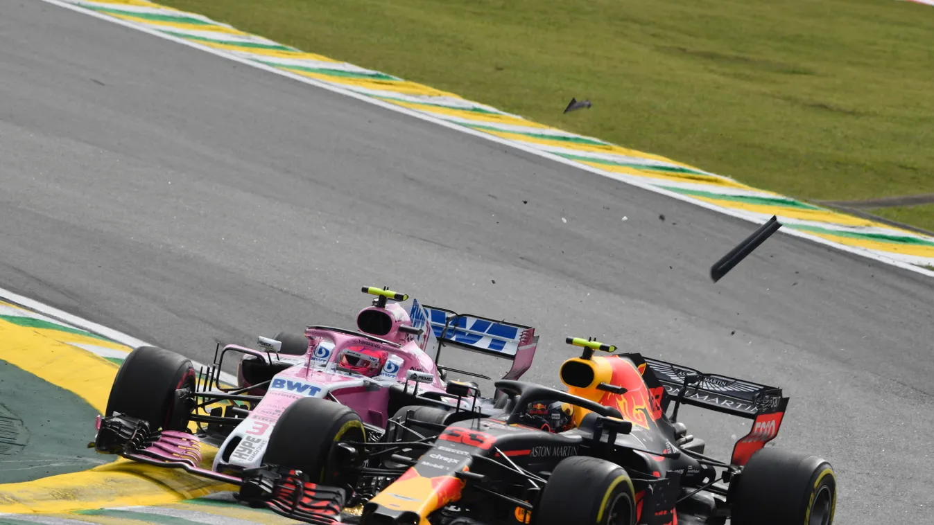 Forma-1, Max Verstappen, Esteban Ocon, Brazil Nagydíj 