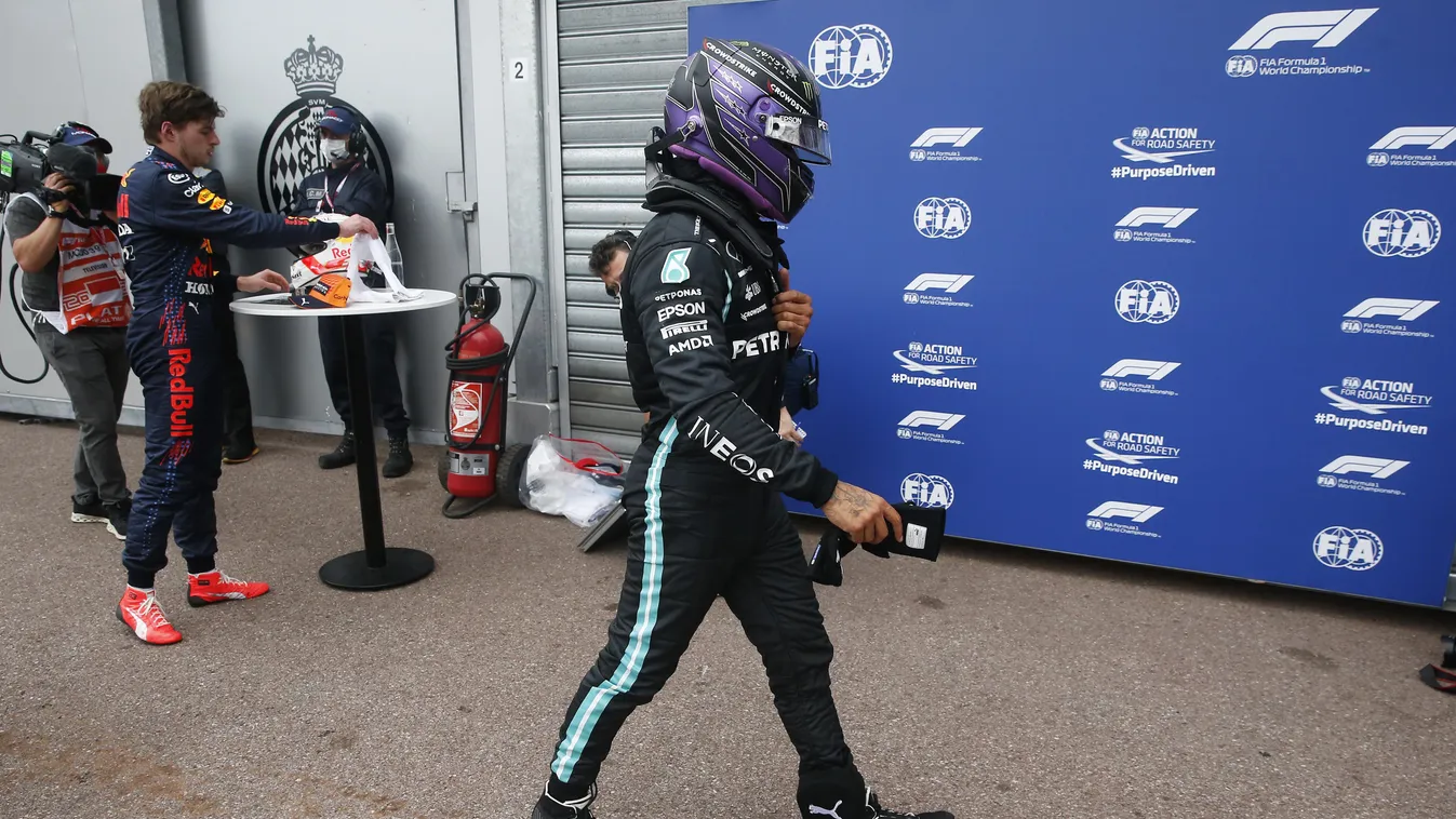 Forma-1, Lewis Hamilton, Mercedes, Monacói Nagydíj 2021, szombat 