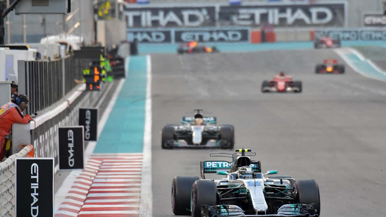 Valterri Bottas, Lewis Hamilton, Abu-dzabi verseny 