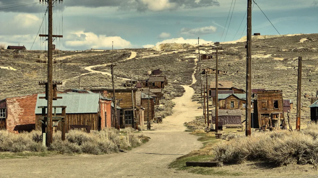 bodie california, USA, szellemváros, Nevada, kisváros, elhagyatott 