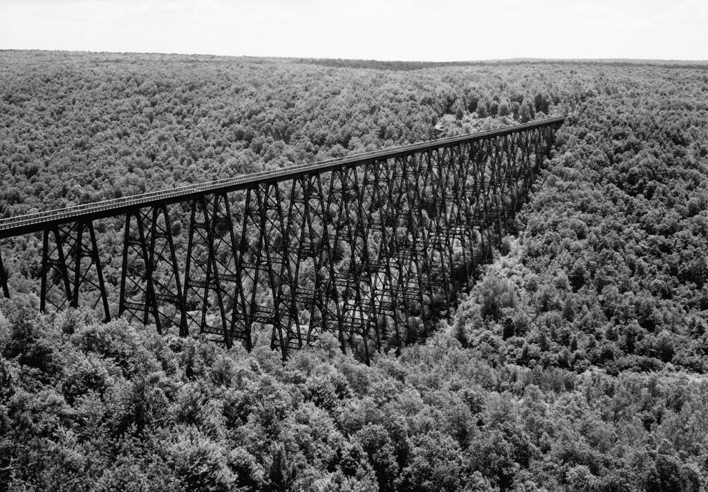 Kinzua, híd, viadukt, kilátó, összedőlt, leomlott, USA, EGyesült Államok, Kinzua-híd 
