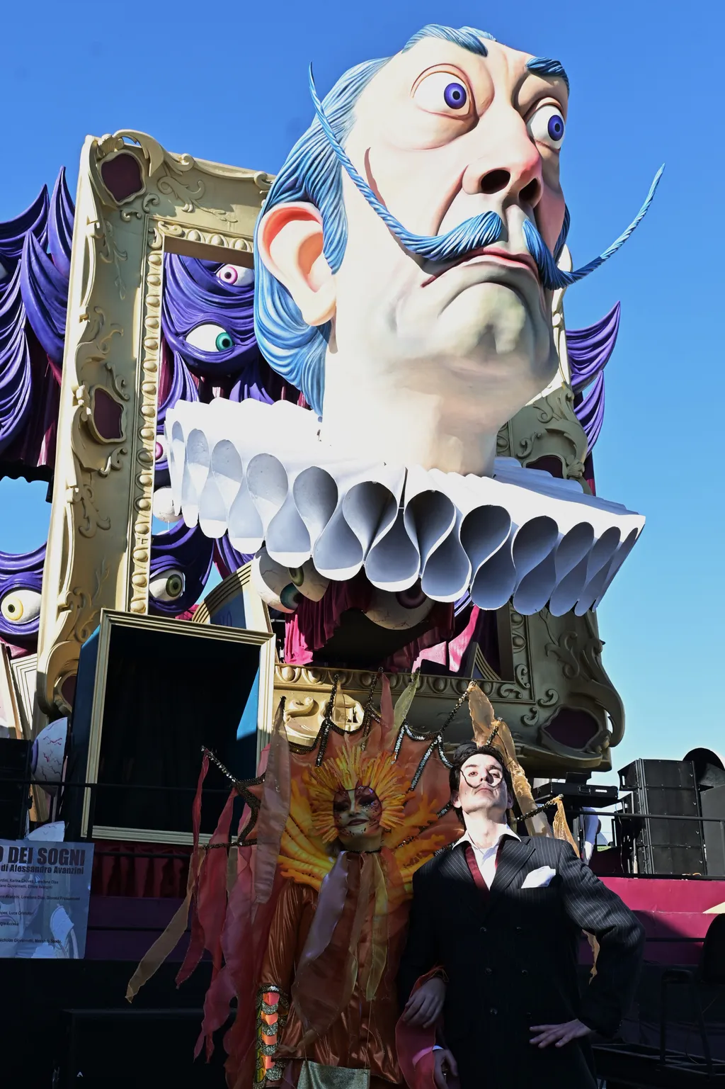 Viareggio-i felvonulás, Viareggio, karnevál, felvonulás , 2024., 
 Viareggio,Italy VIAREGGIO CARNIVAL 2024 opening NEWSSHOT 