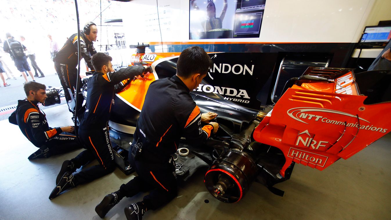 Forma-1, Fernando Alonso, McLaren Honda, Azeri Nagydíj 