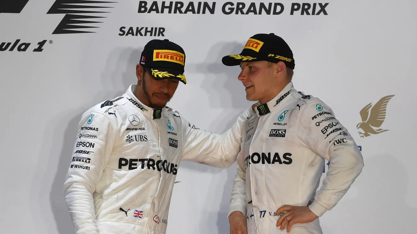Forma-1, Lewis Hamilton, Valtteri Bottas, Mercedes-AMG Petronas, Bahreini Nagydíj 