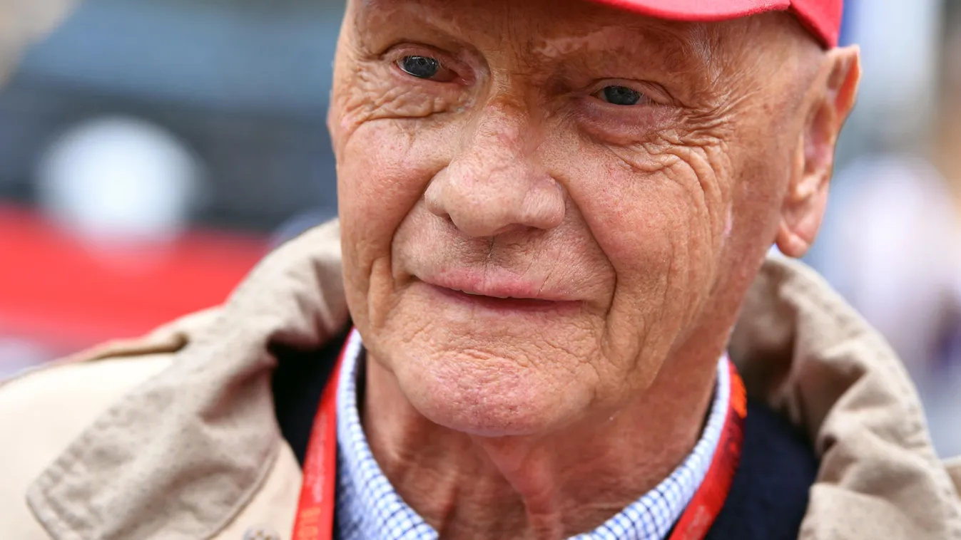 Horizontal HEADSHOT CAP (FILES) In this file photo taken on July 03, 2016 Former Formula One Champion Niki Lauda attends the Formula One Grand Prix of Austria at the Red Bull Ring in Spielberg, Austria. - Former F1 champion Niki Lauda dies: family tells m