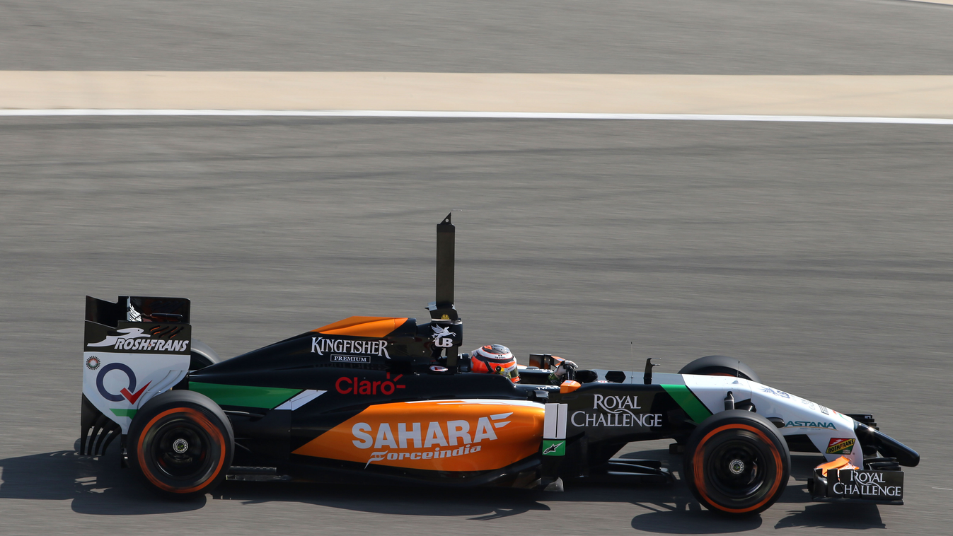 Forma-1, Nico Hülkenberg, Force India, Bahrein, teszt 