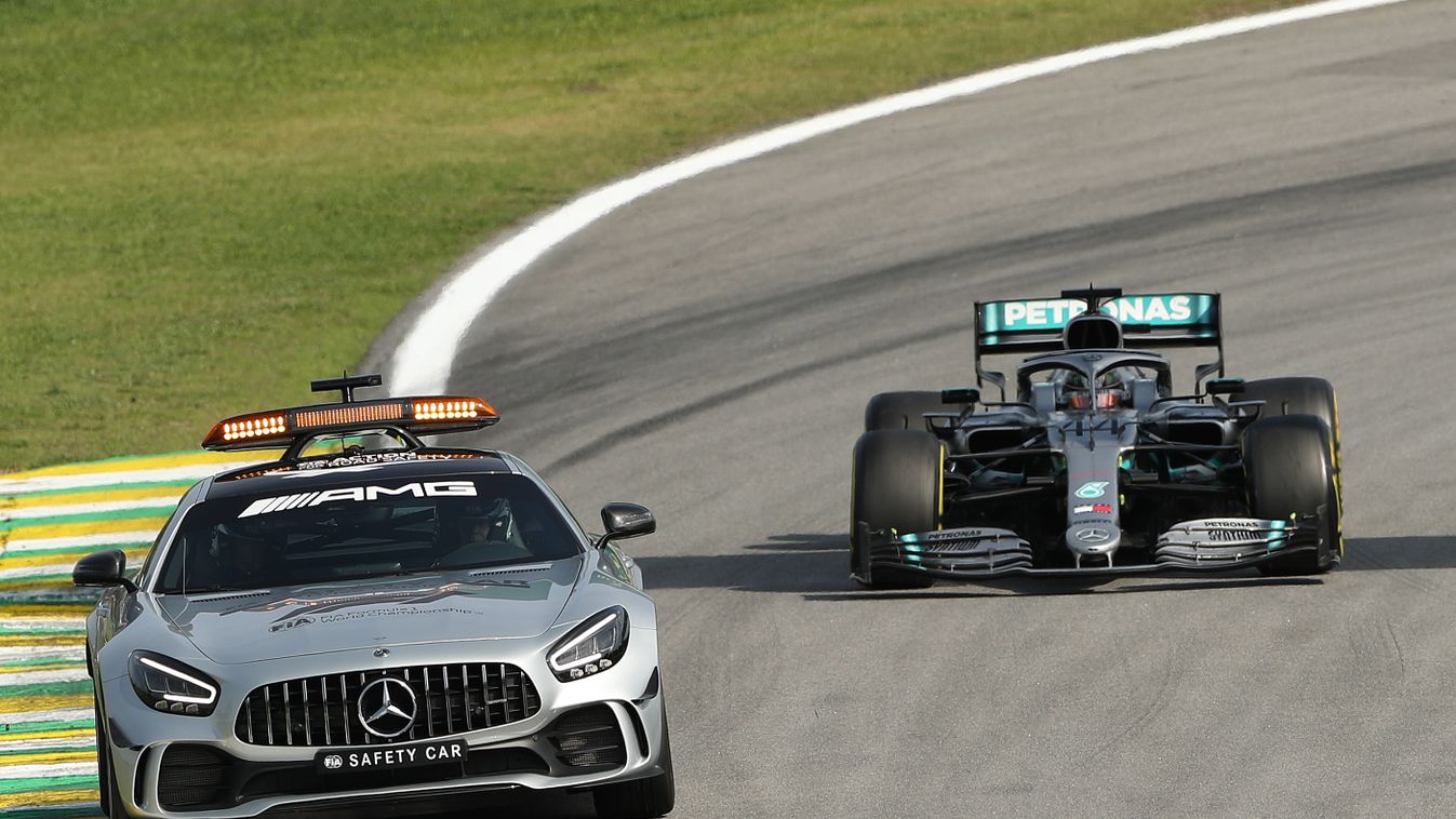 Forma-1, Brazil Nagydíj, Safety Car, Lewis Hamilton, Mercedes 