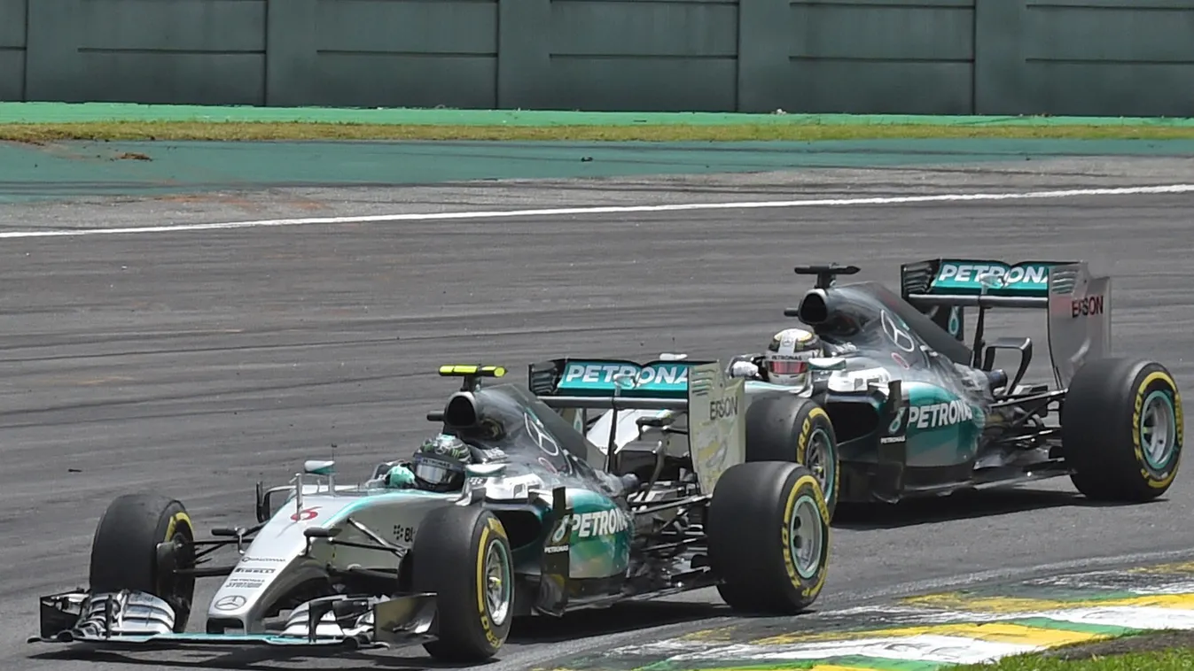 Forma-1, Nico Rosberg, Lewis Hamilton, Mercedes, Brazil Nagydíj 