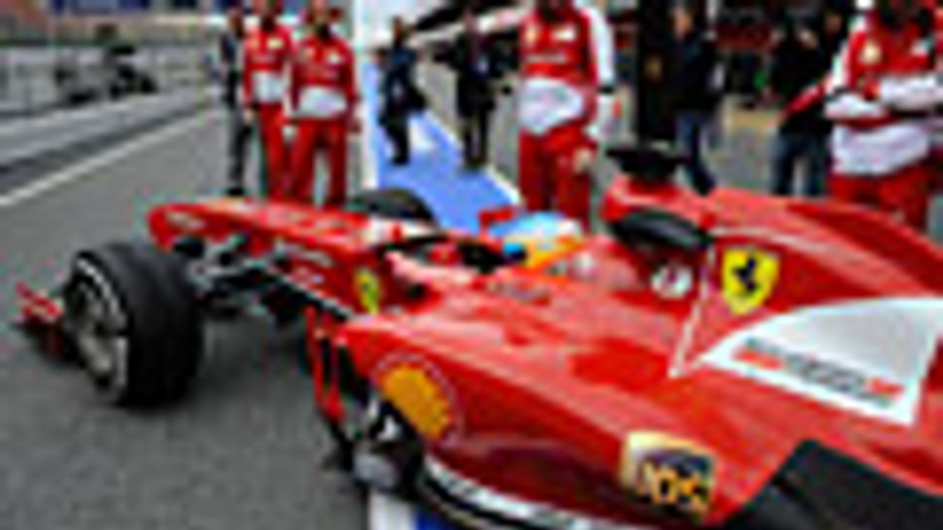 Forma-1, Fernando Alonso, Ferrari, teszt