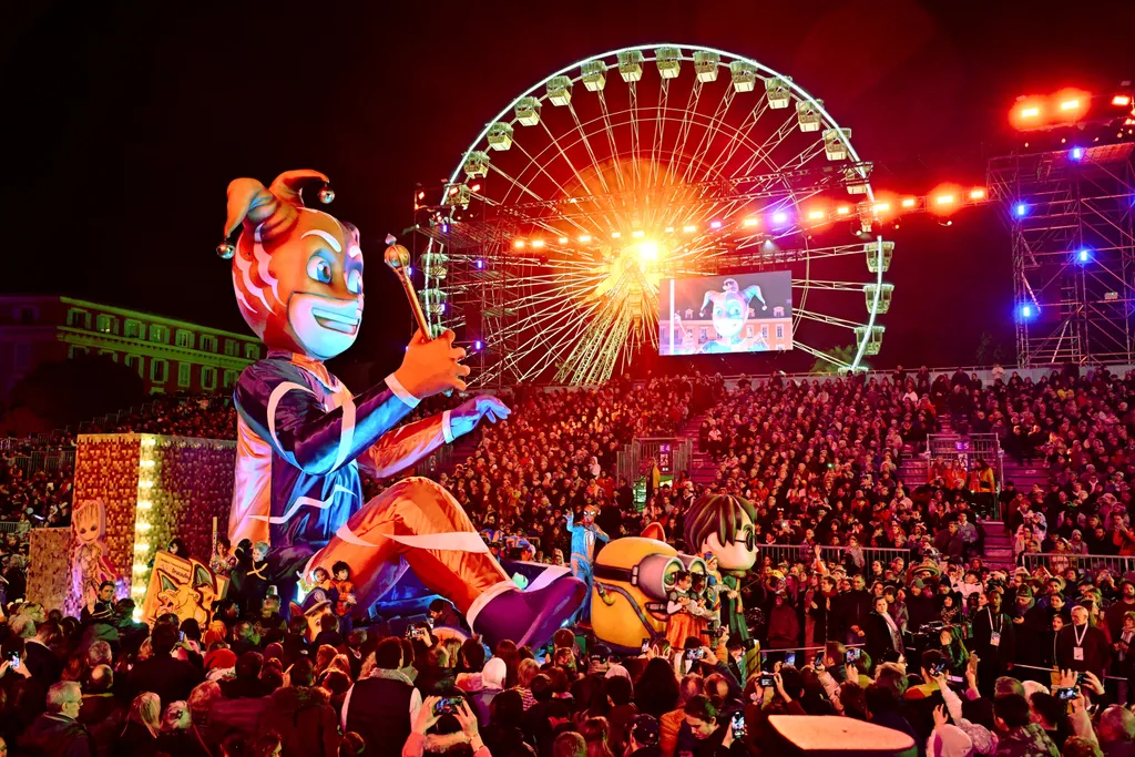 karnevál, fesztivál, felvonulás, Nizzai Karnevál, franciaország