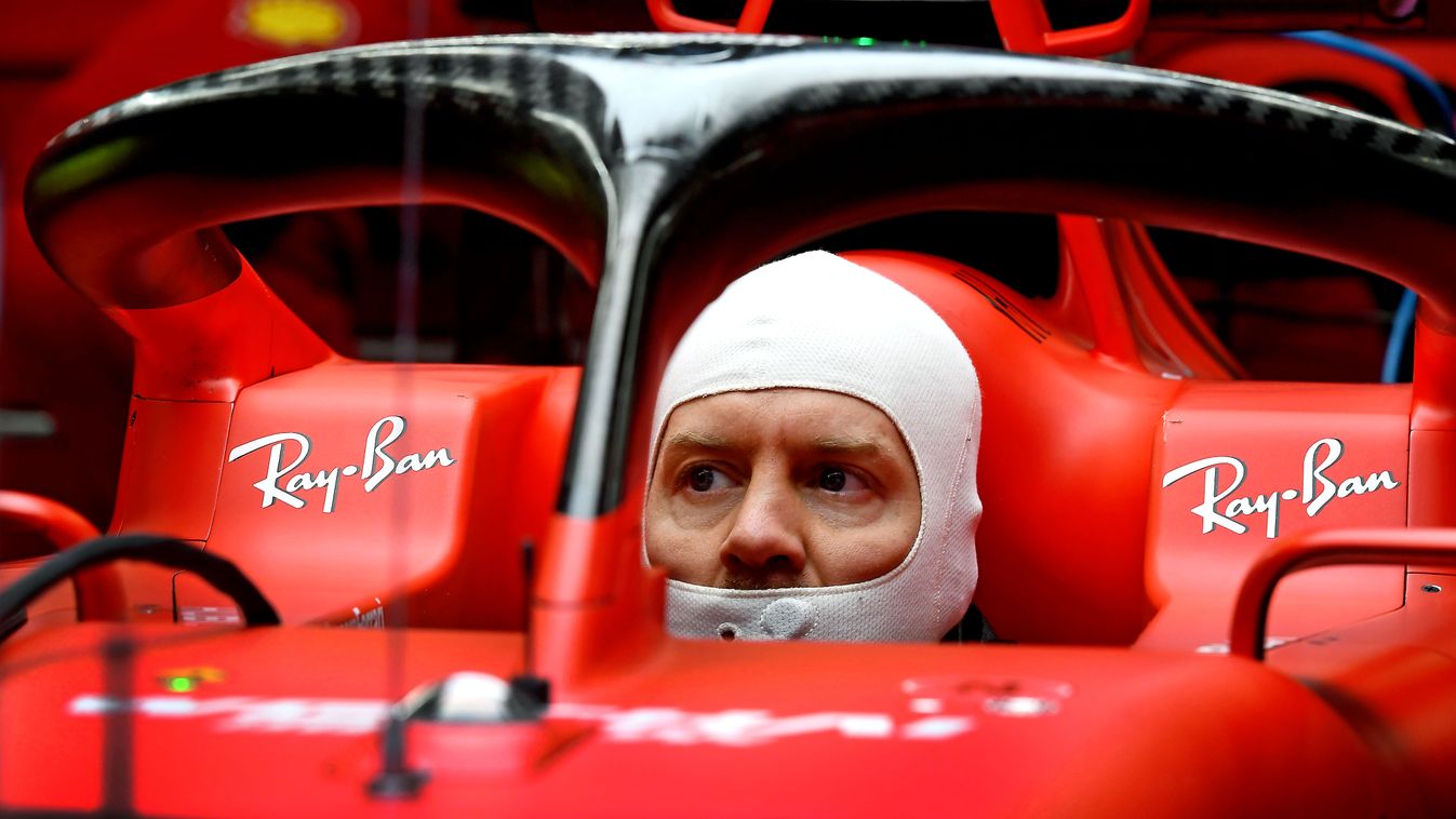 Forma-1, Sebastian Vettel, Barcelona, teszt, Scuderia Ferrari 