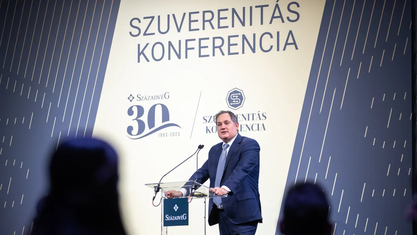 Szuverenitás, konferencia, Századvég Közéleti Tudásközpont Alapítvány, Várkert Bazár, 2023.11.13. 