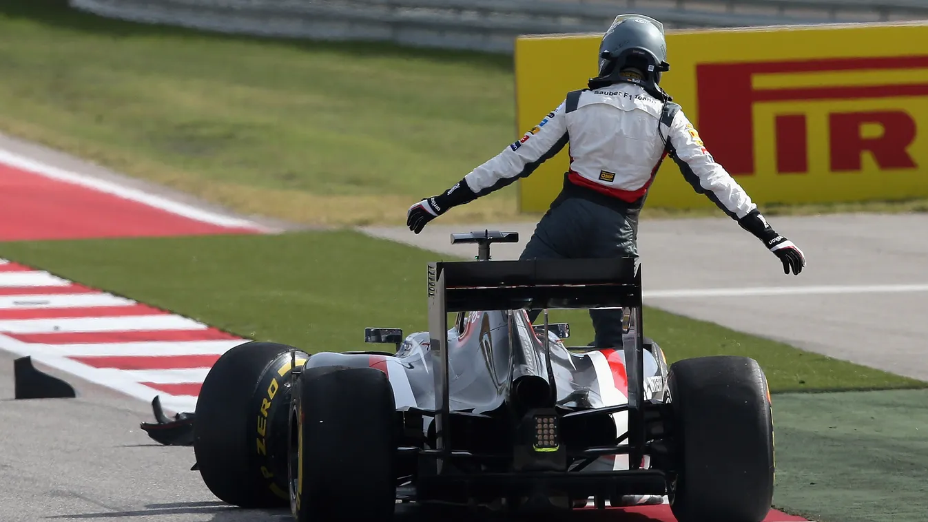 Forma-1, Adrian Sutil, Sauber, USA Nagydíj, baleset 