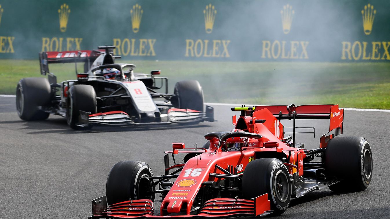 Forma-1, Charles Leclerc, Romain Grosjean, Ferrari, Haas, Belga Nagydíj 2020, futam 