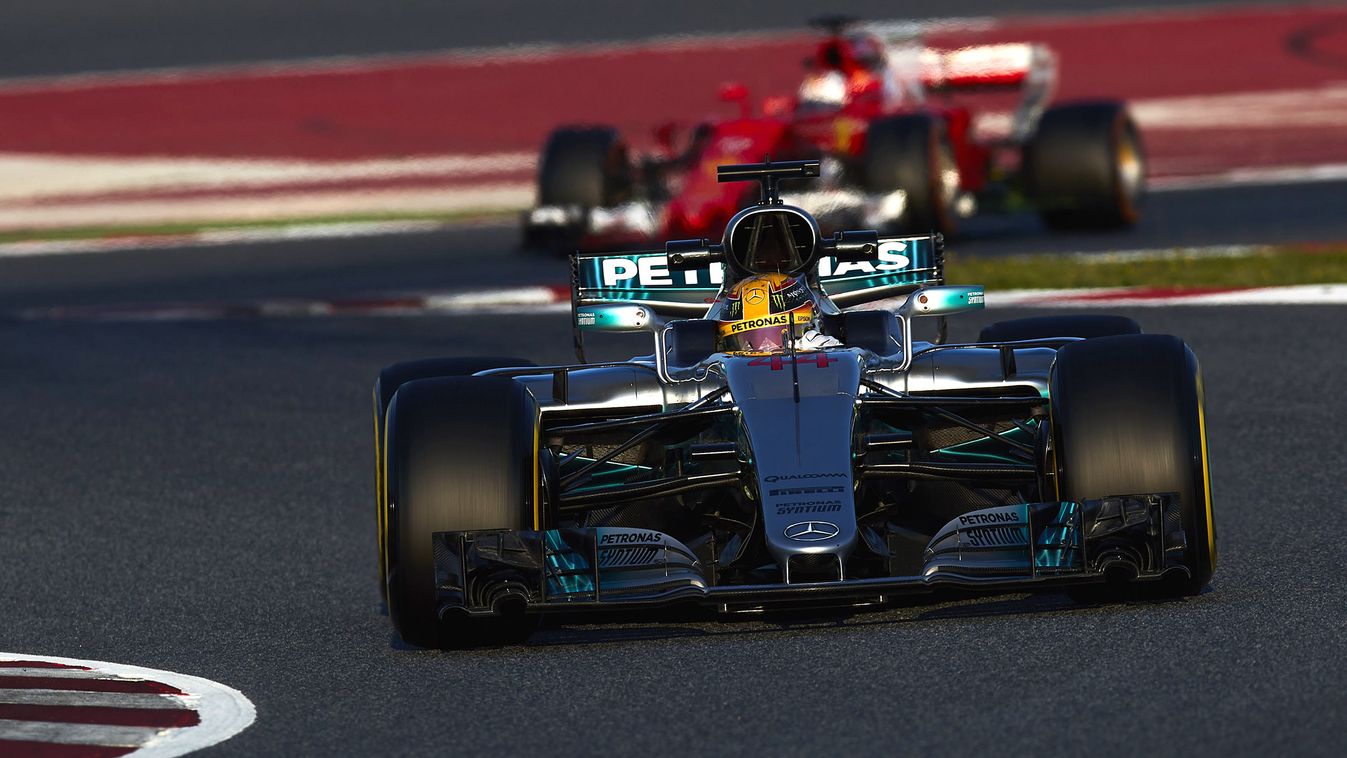 Forma-1, Lewis Hamilton, Mercedes, Sebastian Vettel, Ferrari, teszt 