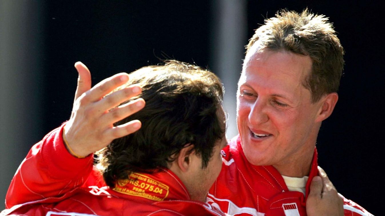 Formula One Istanbul - Schumacher and Massa Motor_Racing SPO Sports group male Horizontal SMILING 