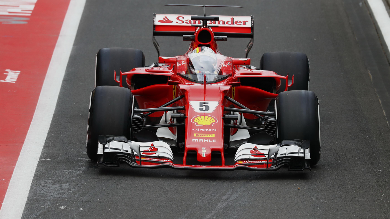 Forma-1, Sebastian Vettel, Scuderia Ferrari, Brit Nagydíj, pajzs szélvédő 