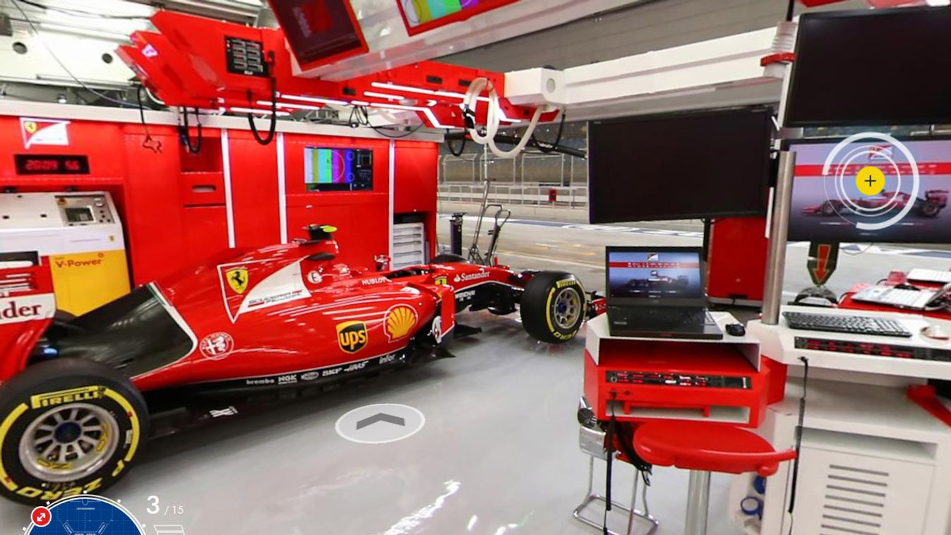Forma-1, Ferrari, virtuális garázs 