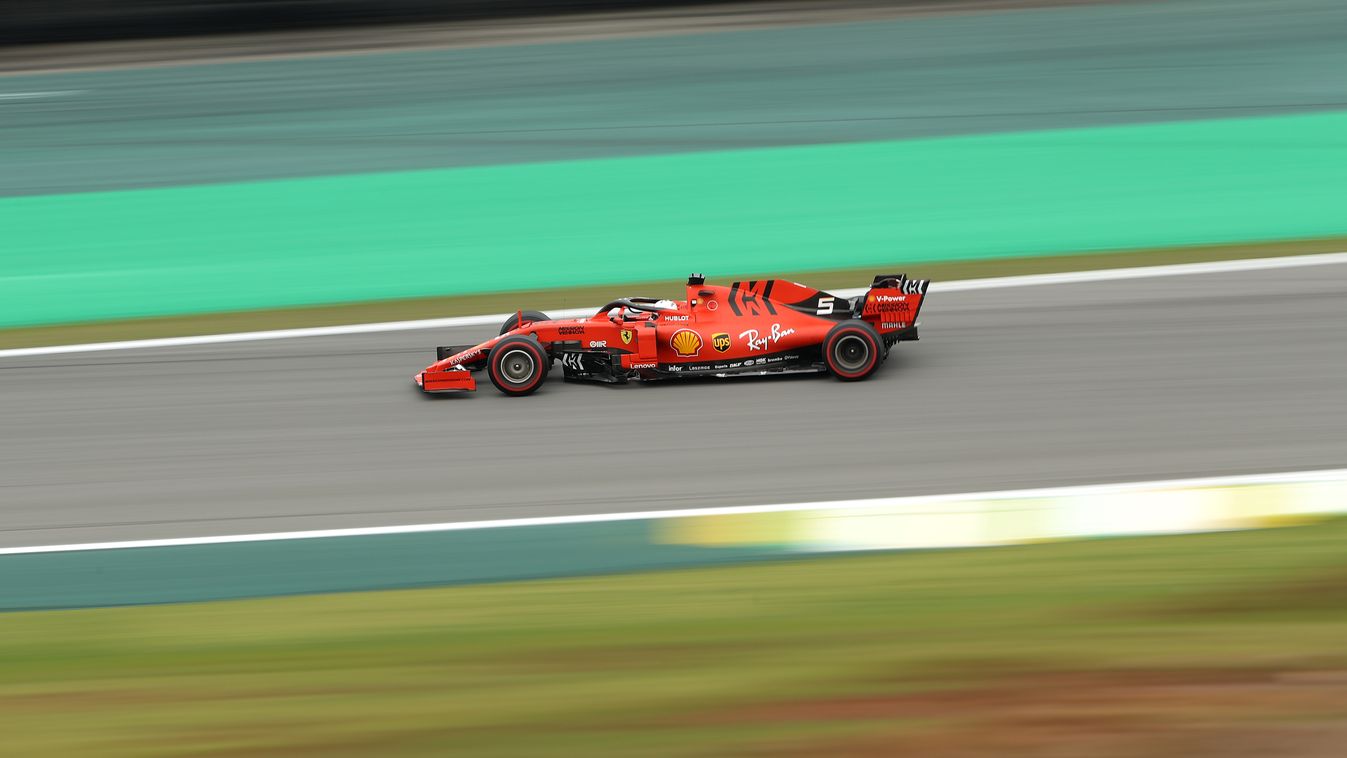 Forma-1, Brazil Nagydíj, péntek, Vettel, Ferrari 