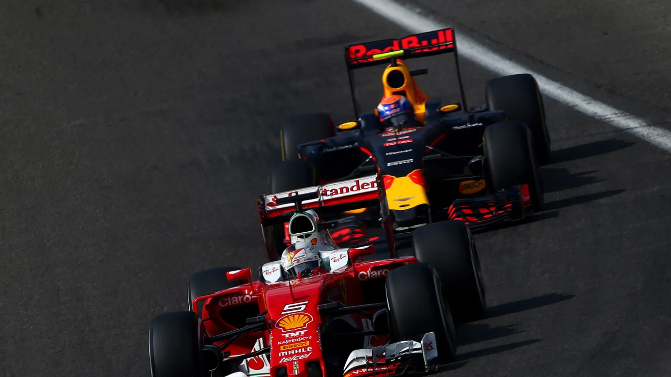 Forma-1, Sebastian Vettel, Max Verstappen, Ferrari, Red Bull, Belga Nagydíj 