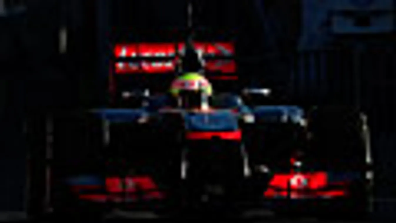 Forma-1, Sergio Pérez, McLaren, teszt
