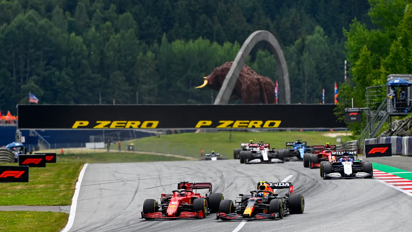 Forma-1, Osztrák Nagydíj, Sergio Pérez, Red Bull, Ferrari, Charles Leclerc 