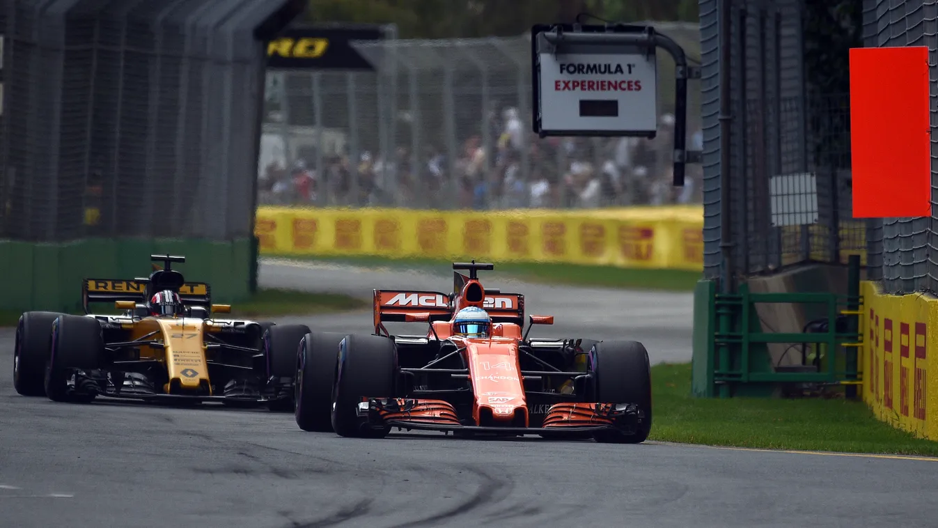Forma-1, Fernando Alonso, McLaren Honda, Nico Hülkenberg, Renault Sport Racing, Ausztrál Nagydíj 2017 