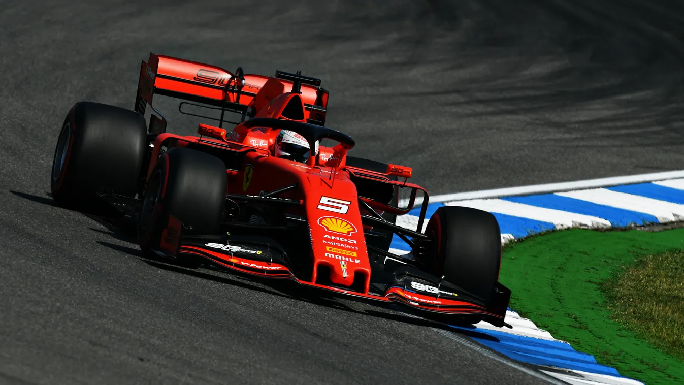 Forma-1, Német Nagydíj, péntek, Sebastian Vettel, Ferrari 
