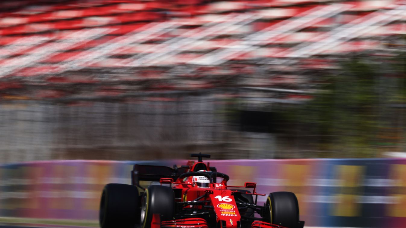 Forma-1, Charles Leclerc, Ferrari, Spanyol Nagydíj 2021, péntek 
